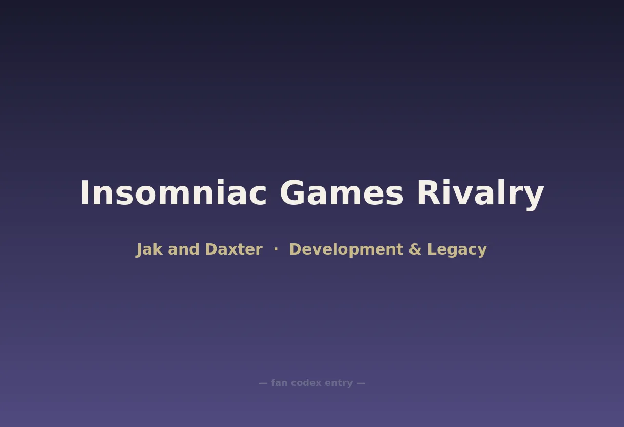 Insomniac Games Rivalry