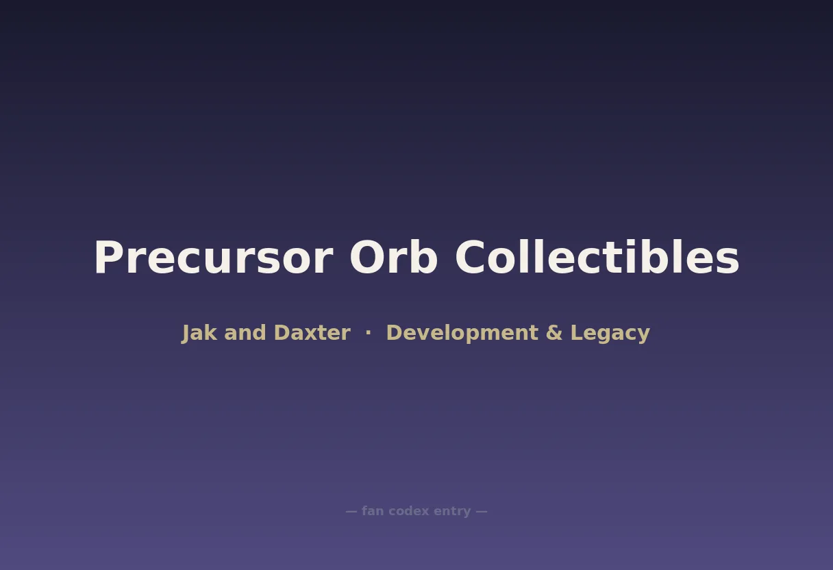 Precursor Orb Collectibles
