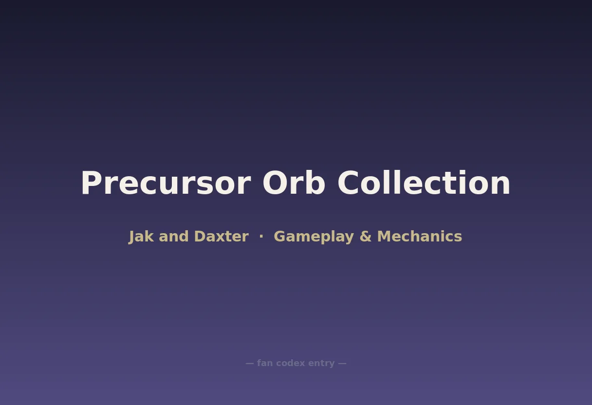 Precursor Orb Collection