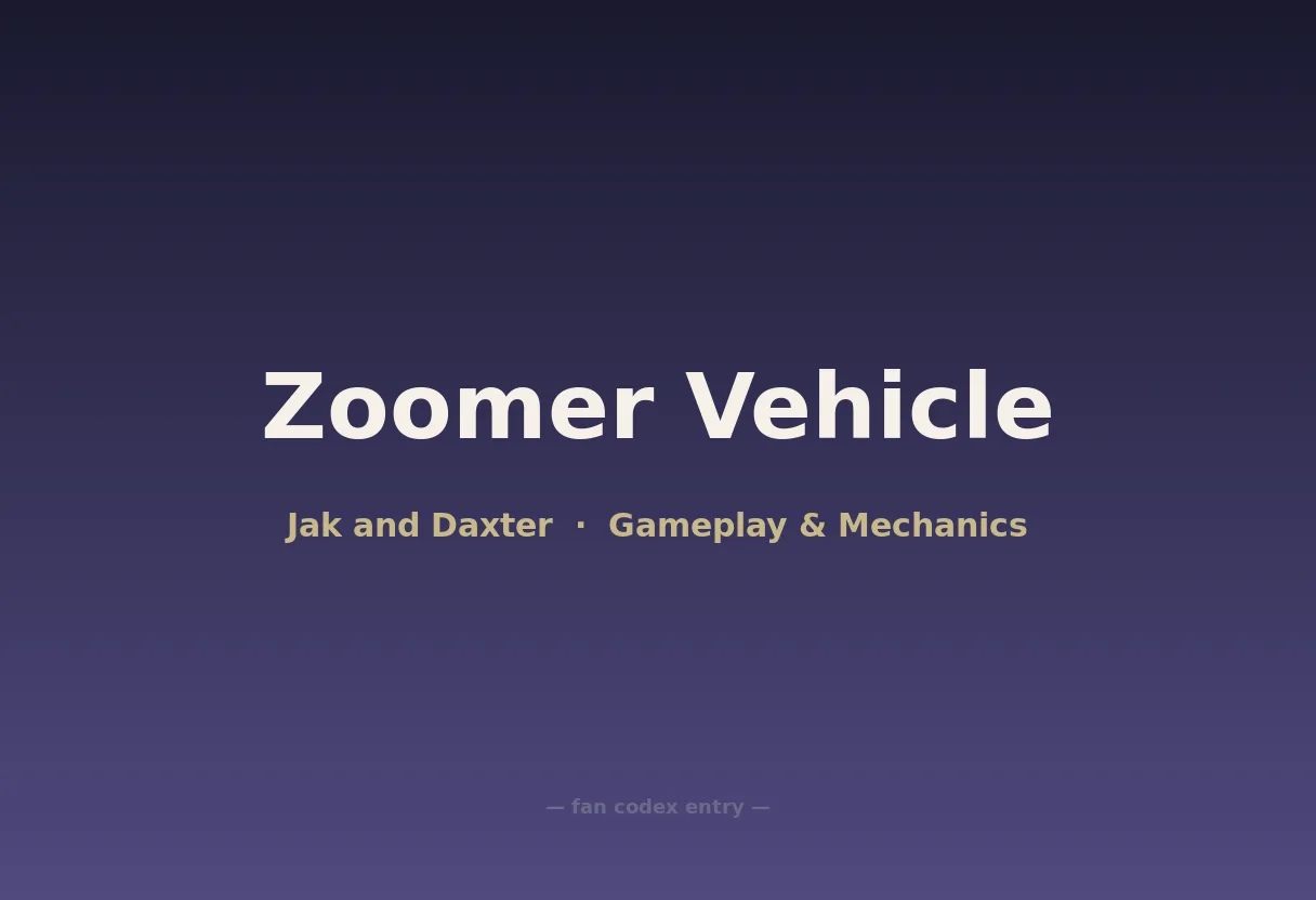 Zoomer Vehicle