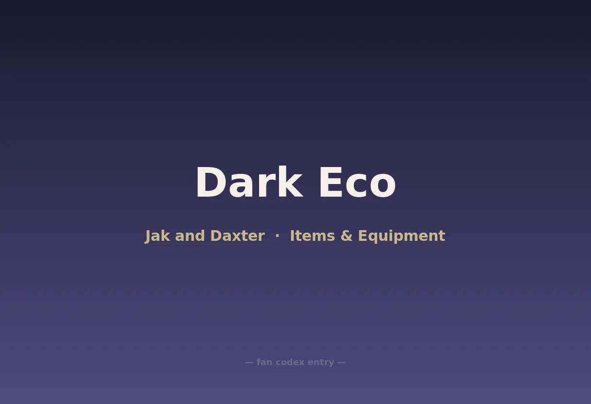Dark Eco