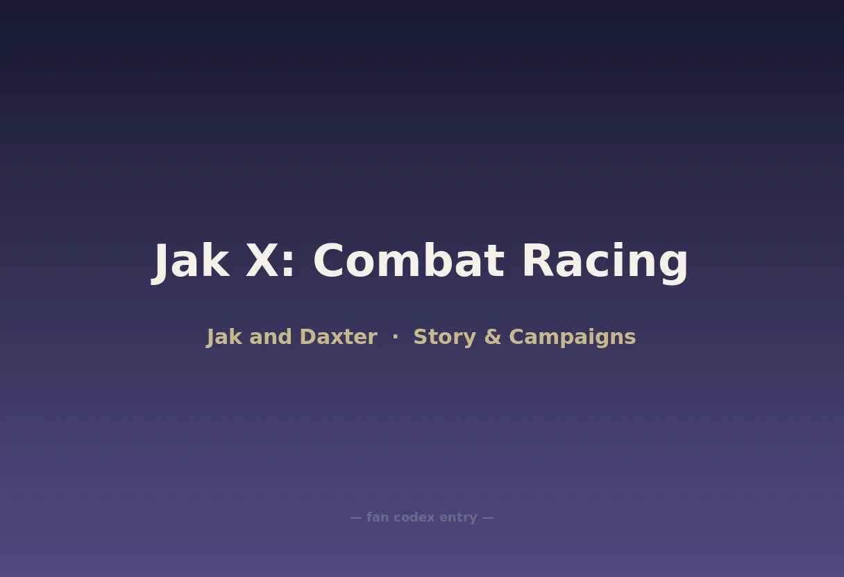 Jak X: Combat Racing