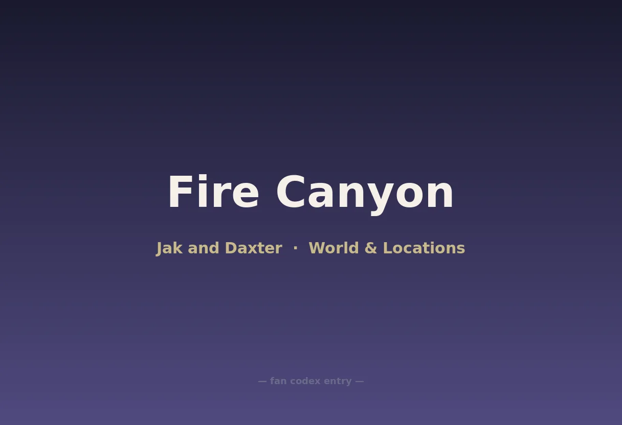 Fire Canyon