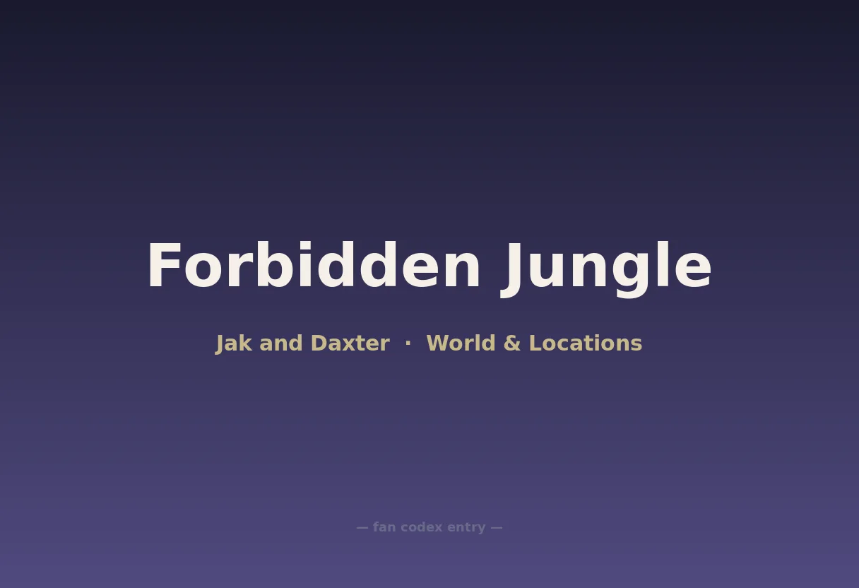 Forbidden Jungle