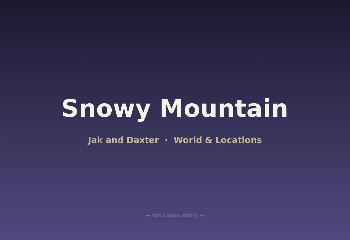 Snowy Mountain